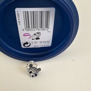 Swarovski Crystal panda with Black Ears